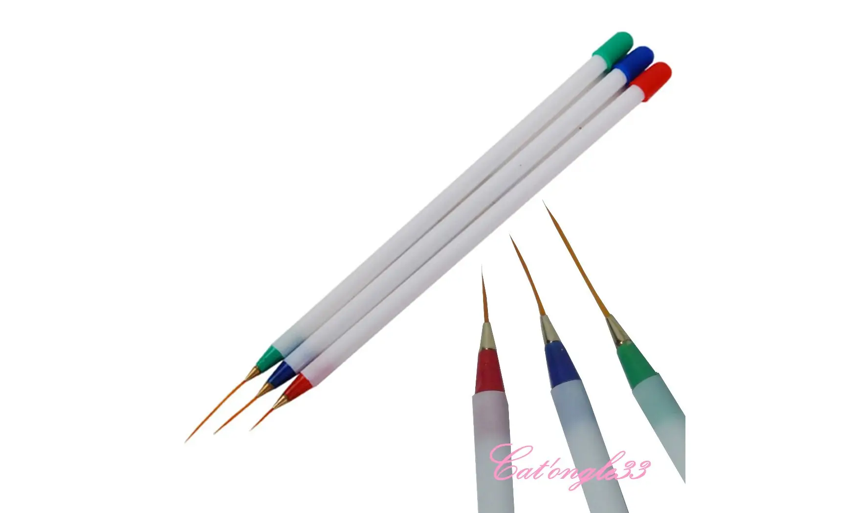 Pinceaux liner x3