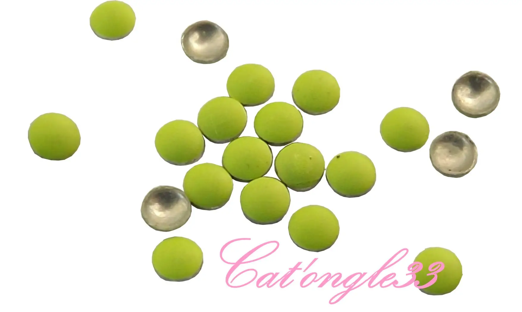 Studs rond 1.5mm néon jaune