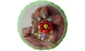Studs rond 1.5mm néon rose