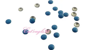 Studs rond 2mm néon bleu