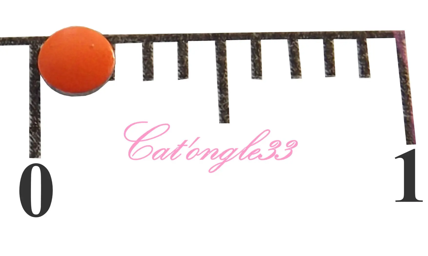 Studs rond 2mm néon orange
