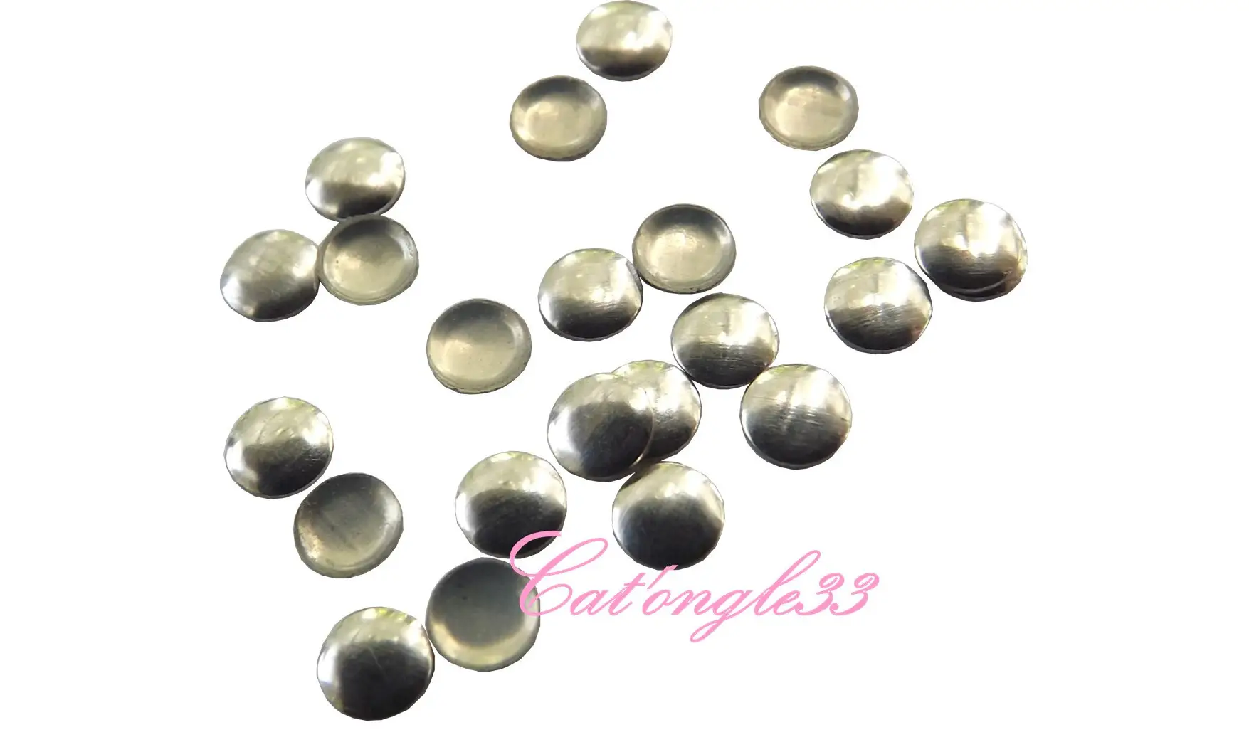Studs rond 3mm argent
