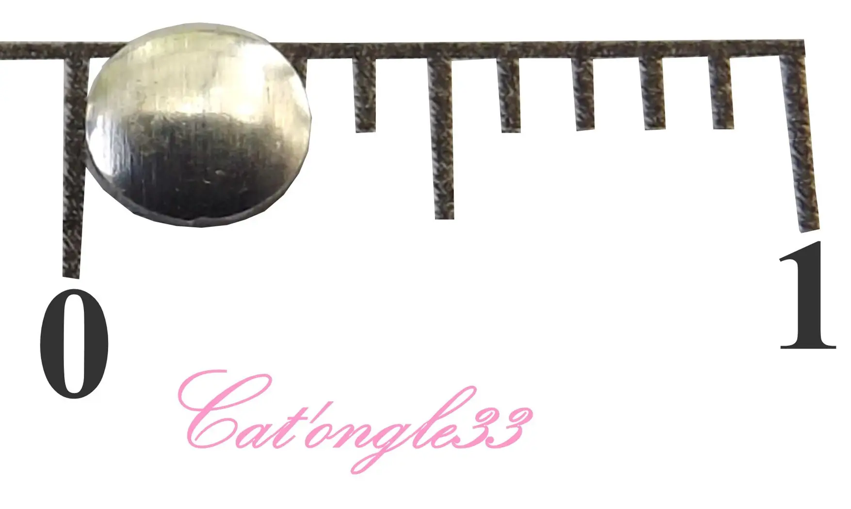 Studs rond 3mm argent