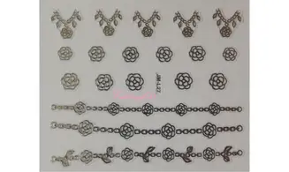 Stickers collier fleur JM-L27