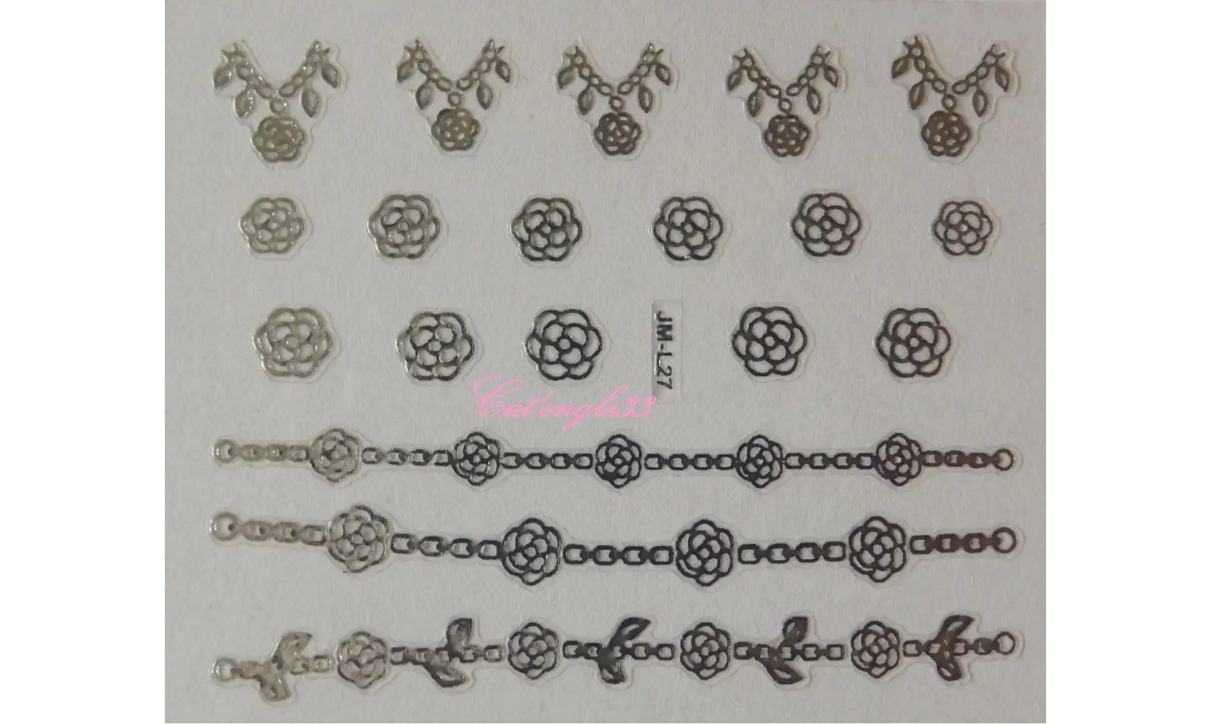 Stickers collier fleur JM-L27