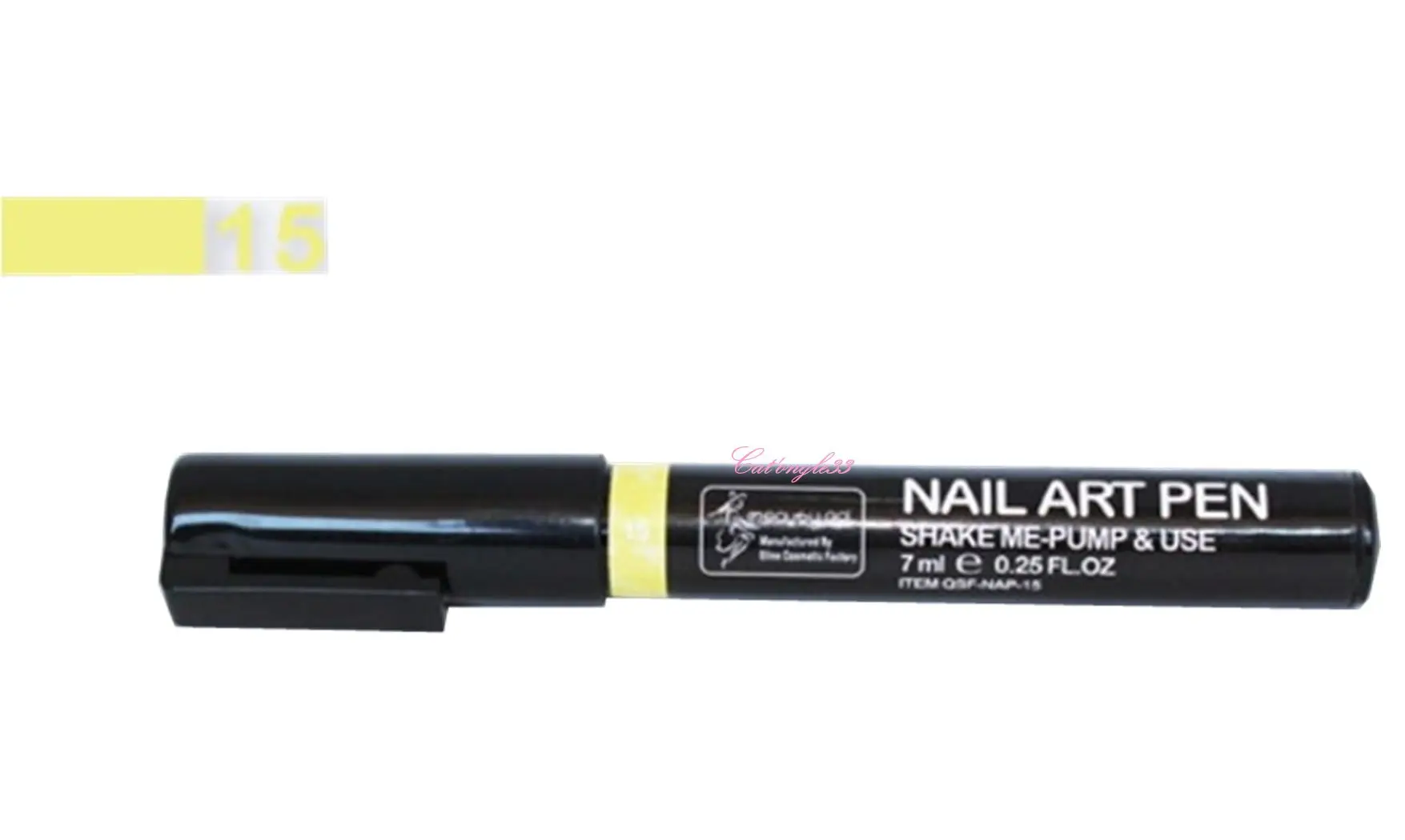 Feutre nail art jaune fluo 15