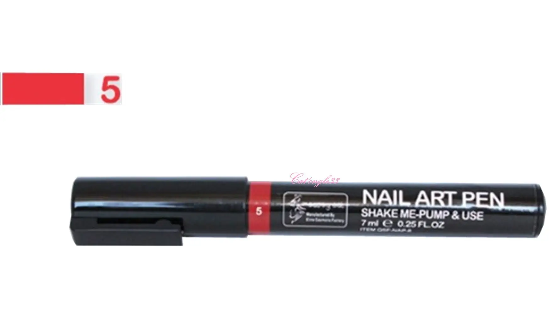 Feutre nail art rouge 5