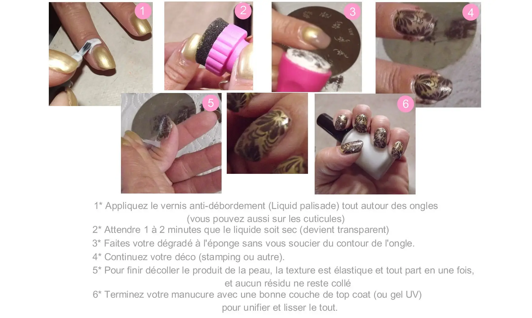 Liquid palisade vernis anti-débordement