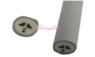 Baton fimo tête fantome