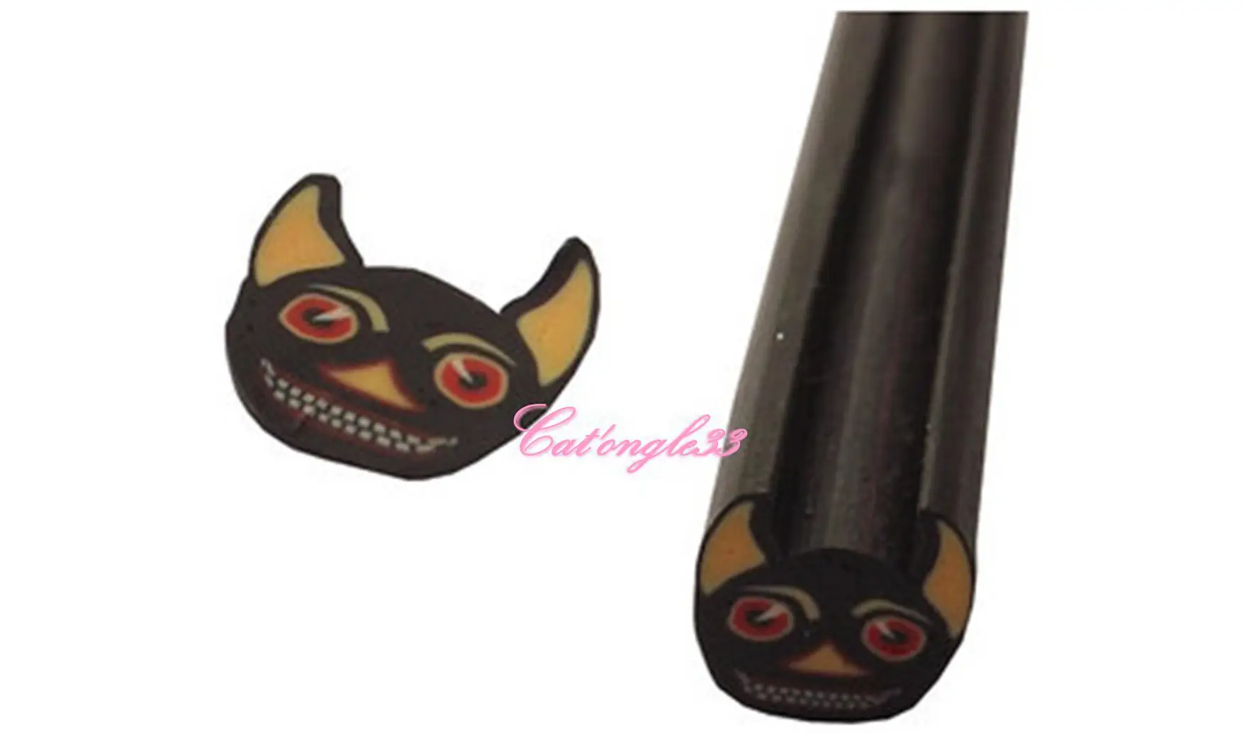 Baton fimo diable noir