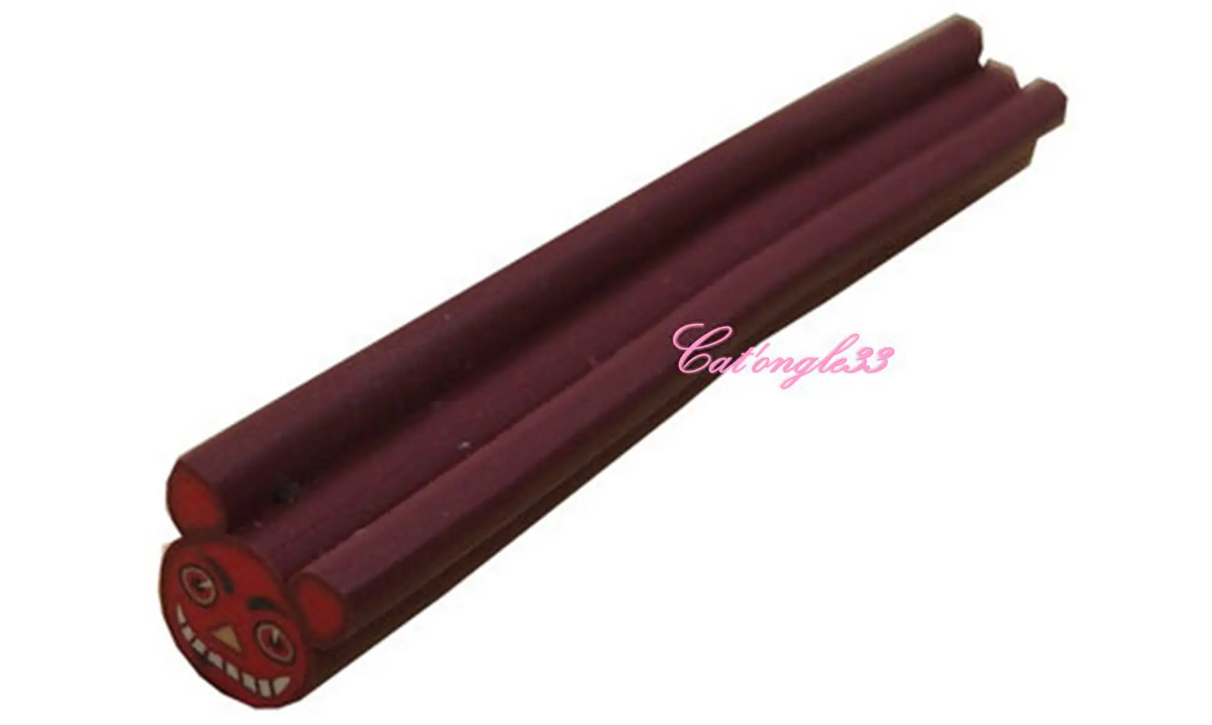 Baton fimo diable rouge