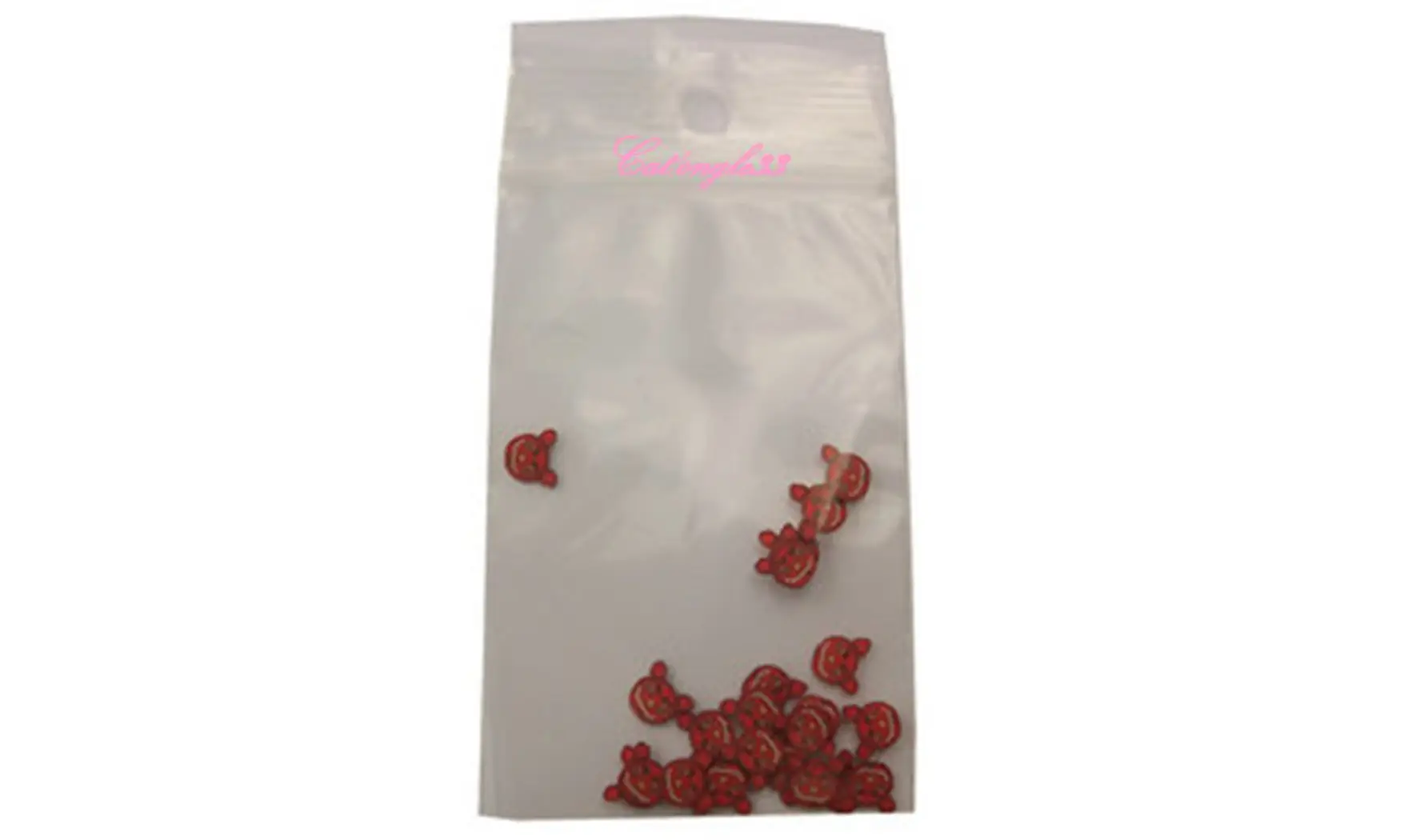 Sachet de fimo ongle diable rouge