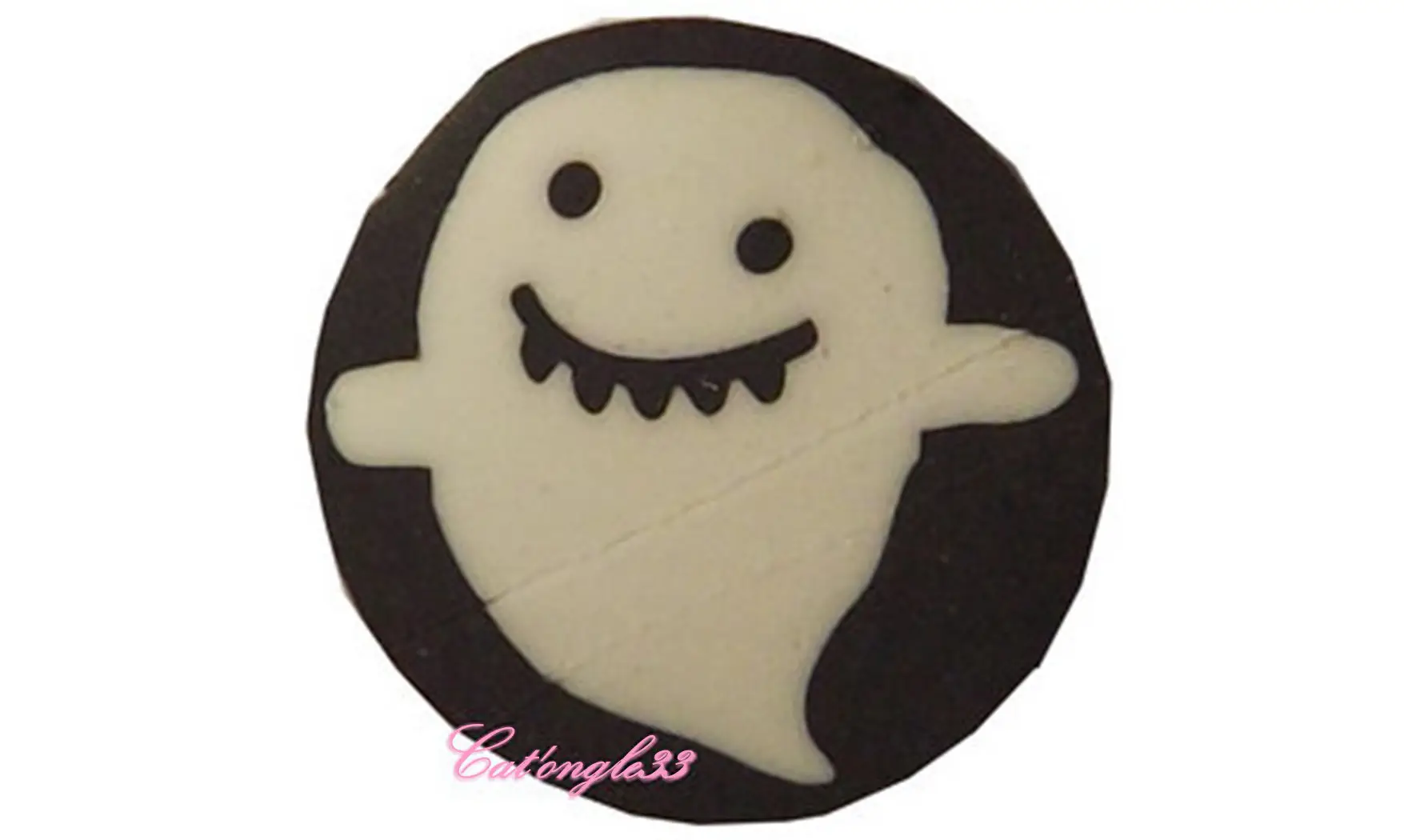 Sachet de fimo ongle fantome fond noir