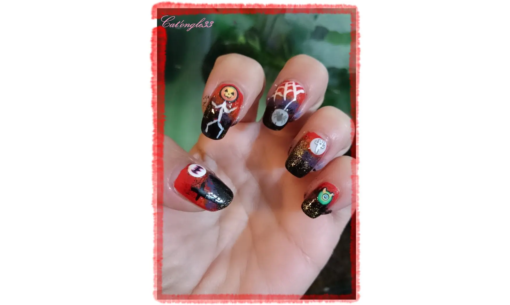 Sachet de fimo ongle chauve souris