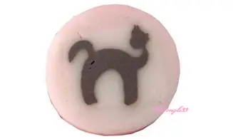 Sachet de fimo ongle chat dos rond