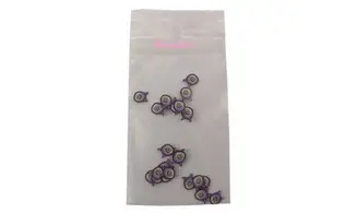Sache de fimo monstre cyclope violet