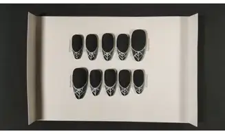 Press on nails French toile - Taille XS