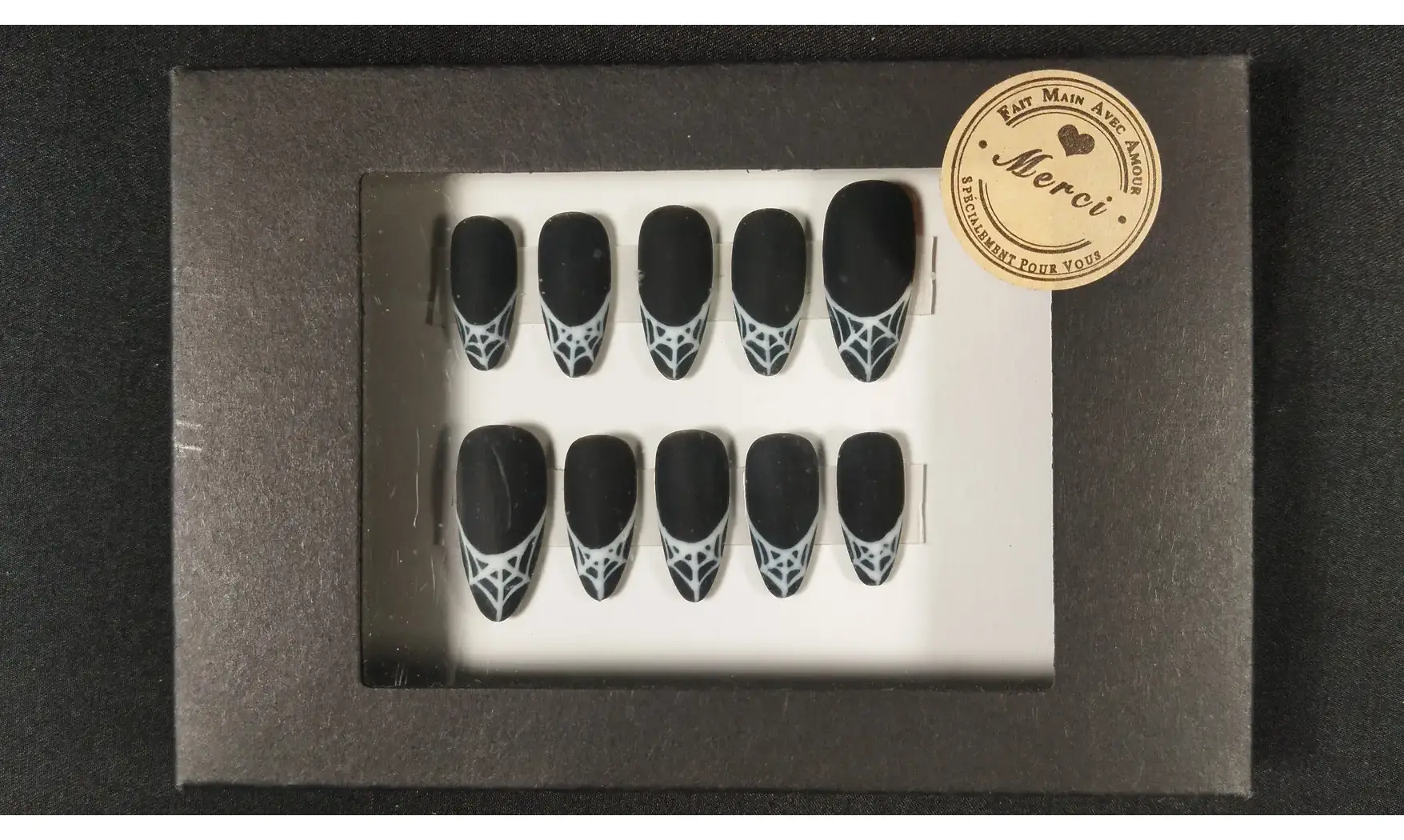 Press on nails French toile - Taille XS