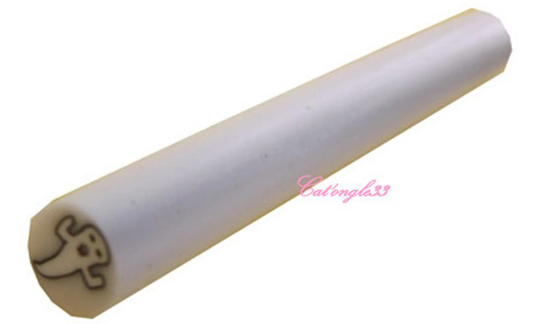 Baton fimo fantôme fond blanc