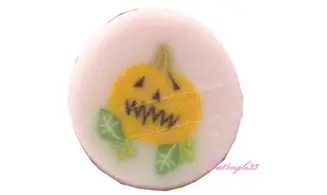 Sachet de fimo ongle citrouille feuille