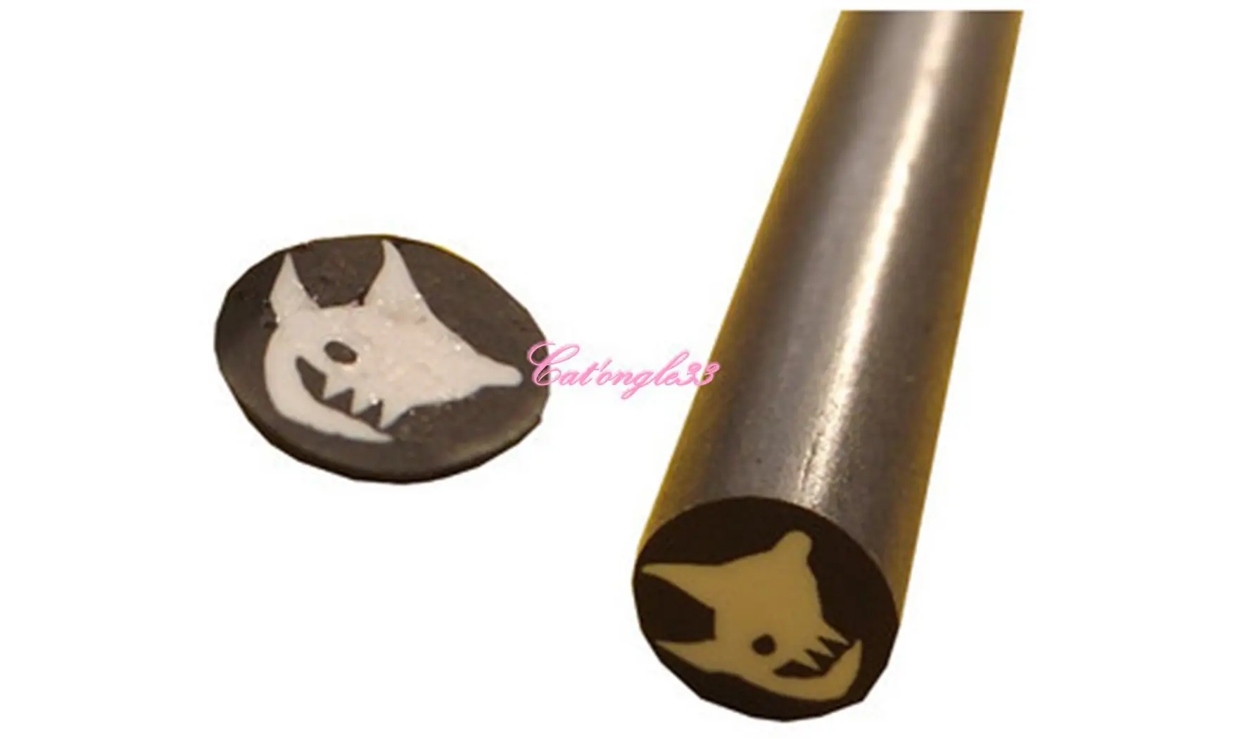 Baton fimo loup garou