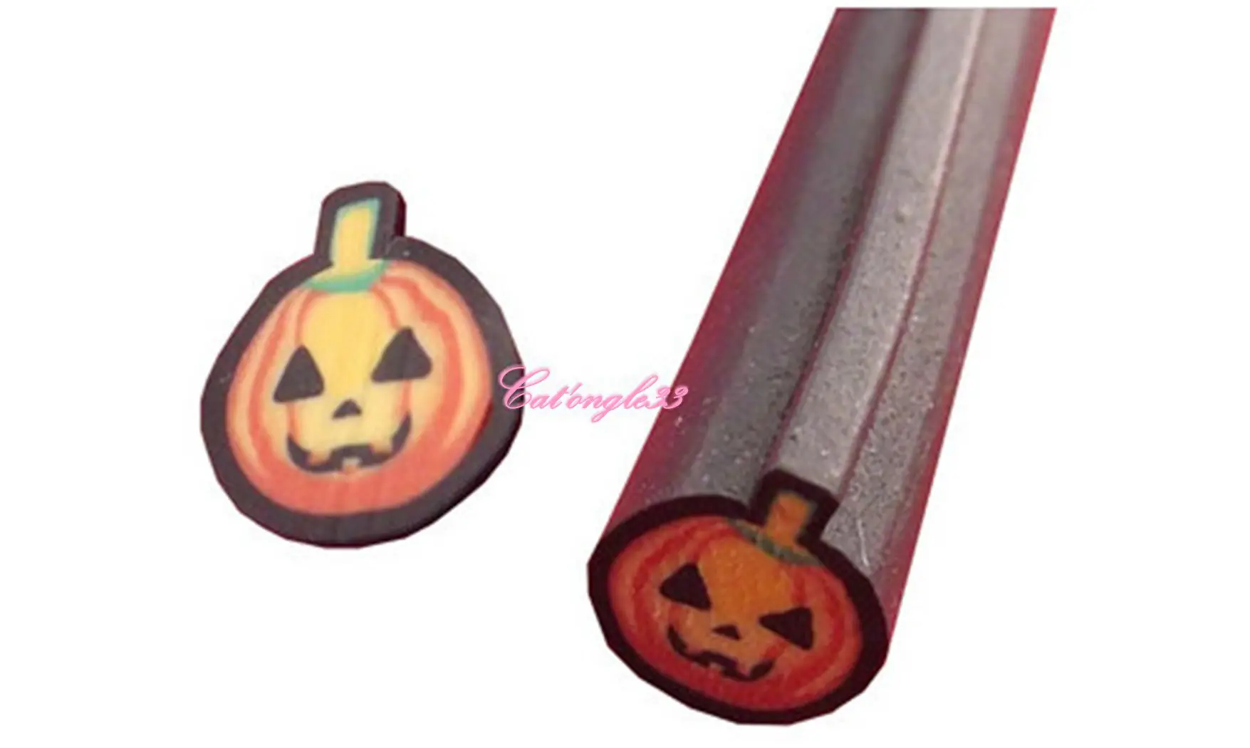 Baton fimo citrouille tige