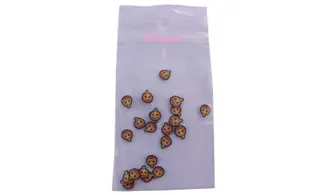 Sachet de fimo ongle citrouille tige
