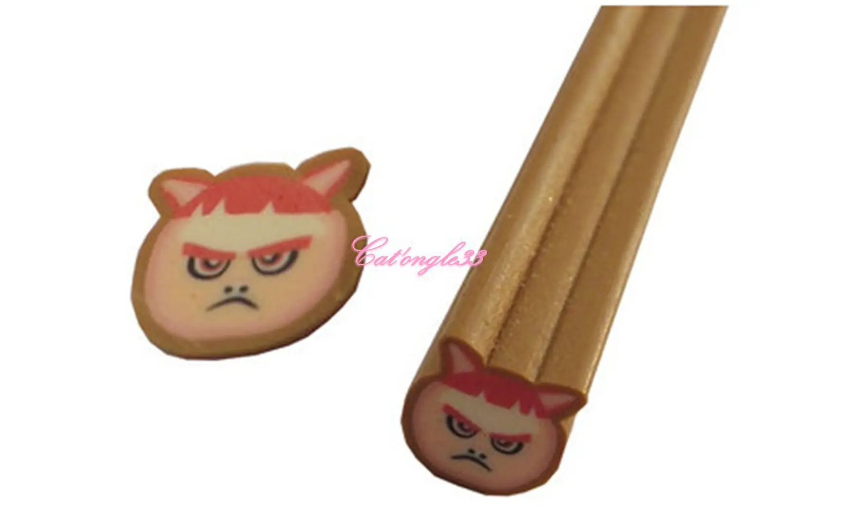 Baton fimo monstre colère