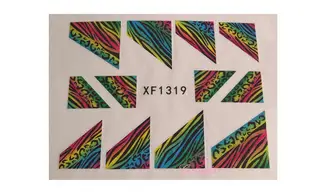 Water decal french arc en ciel XF1319