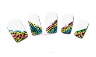 Water decal french arc en ciel XF1319