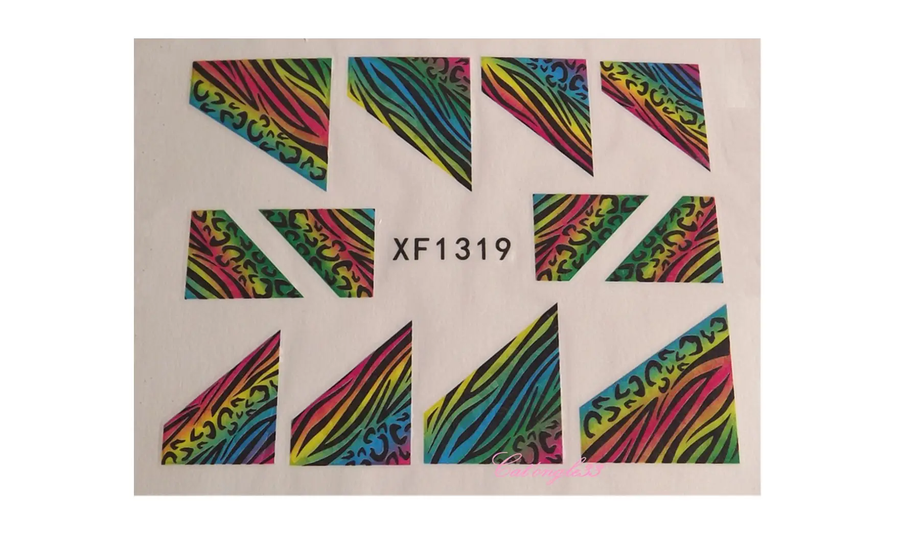 Water decal french arc en ciel XF1319