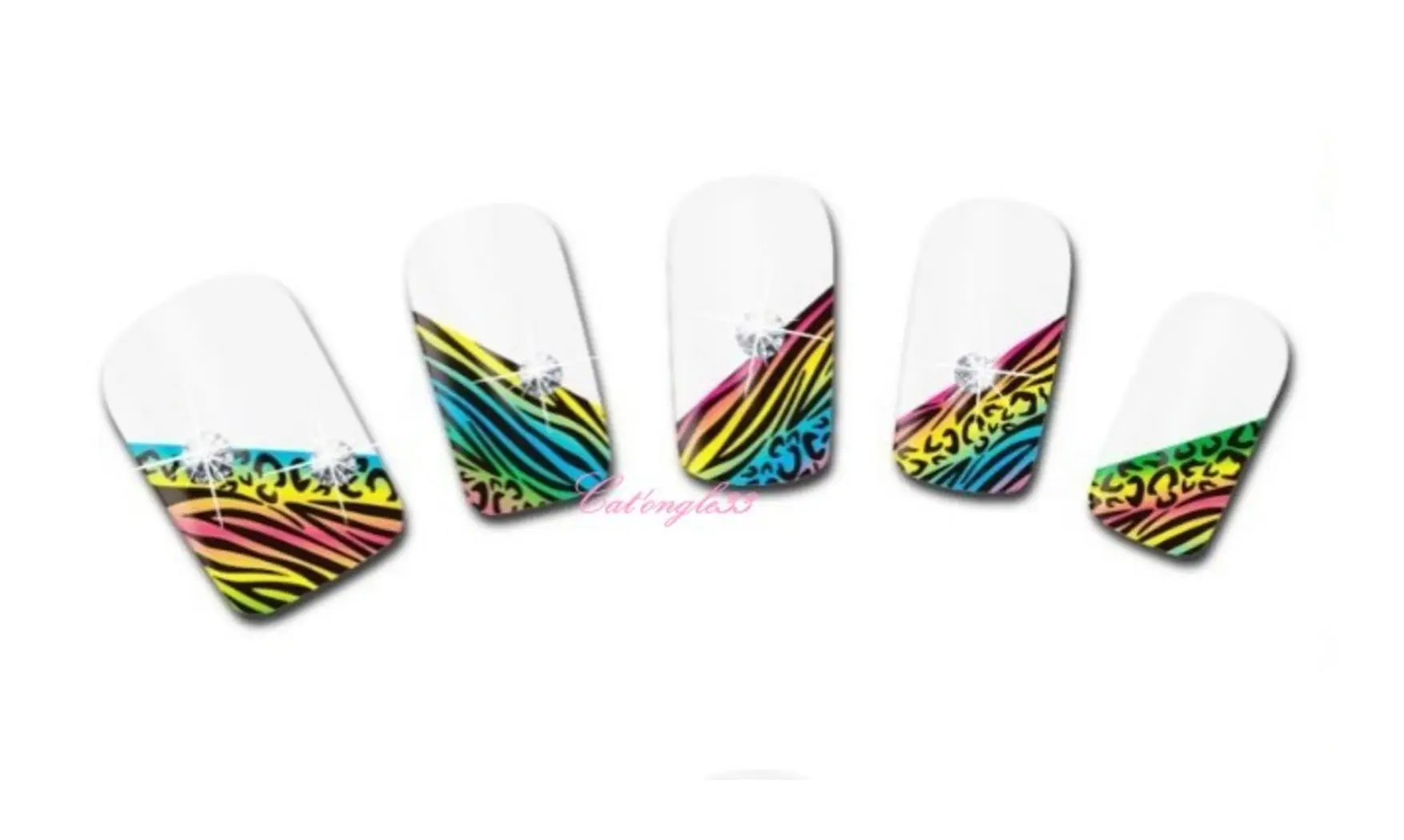 Water decal french arc en ciel XF1319