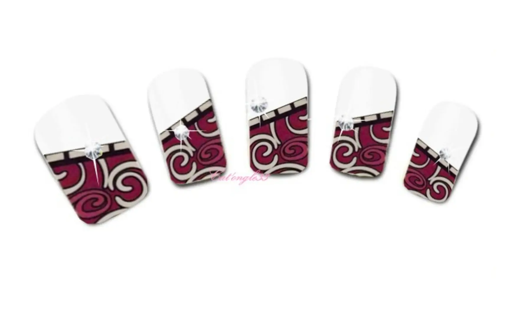 Water decal french bordeaux FC-032