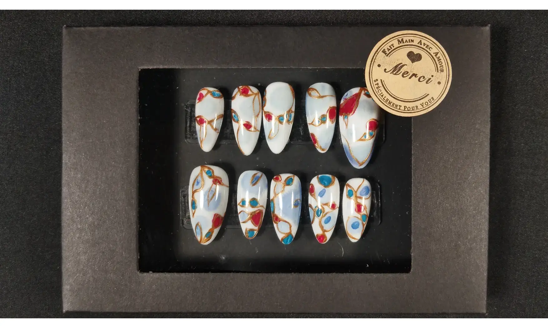 Press on nails Kintsugi - Taille S