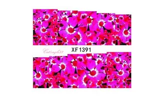 Full water decal fleur rose XF1391