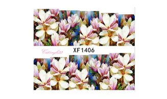 Full water decal magnolias XF1406