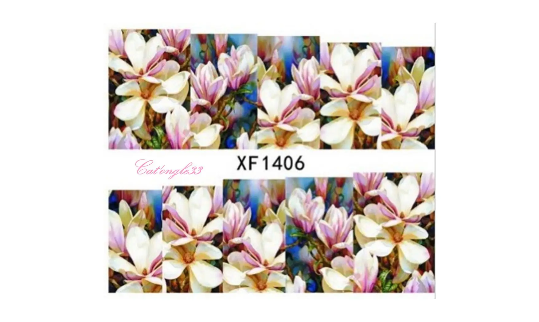 Full water decal magnolias XF1406