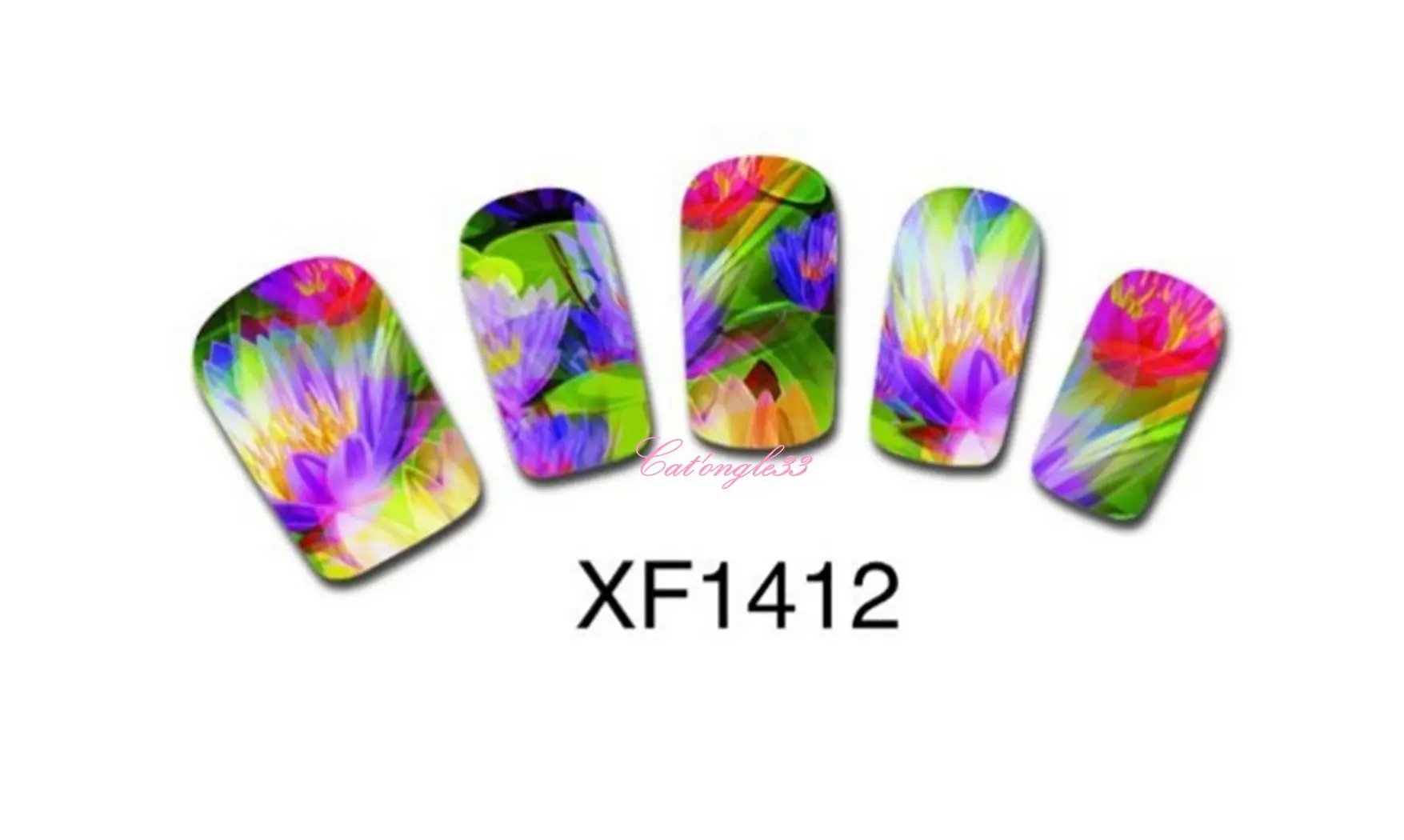 Full water decal nénuphar XF1412