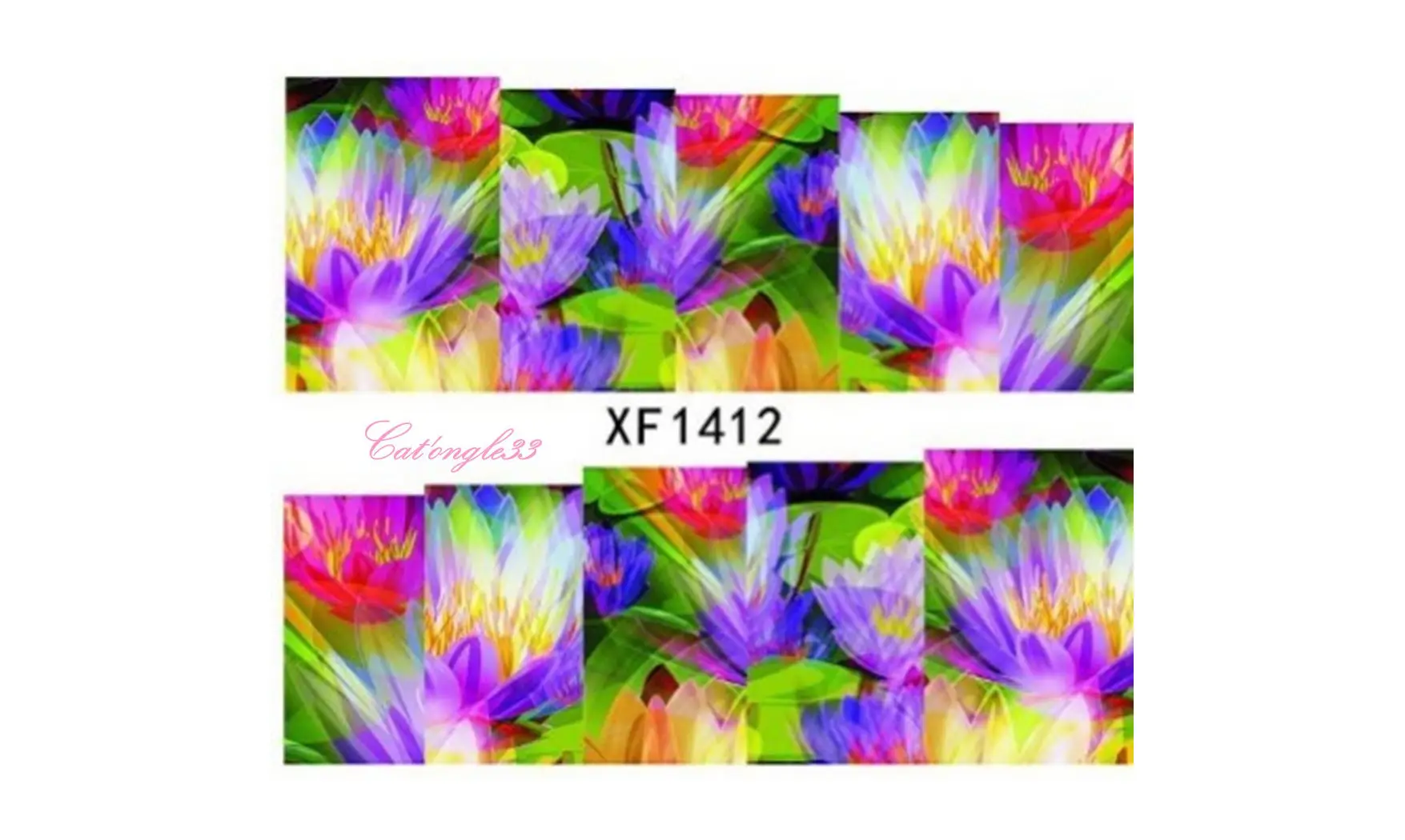 Full water decal nénuphar XF1412