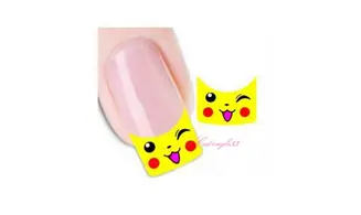 Water decal french rond pikachu XF1325
