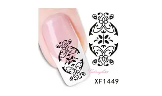 Water decal noir XF1449