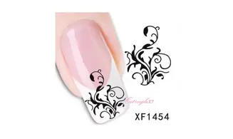 Water decal noir feuille XF1454