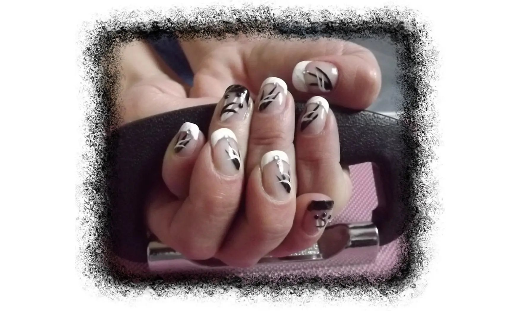Strass rond noir 2mm