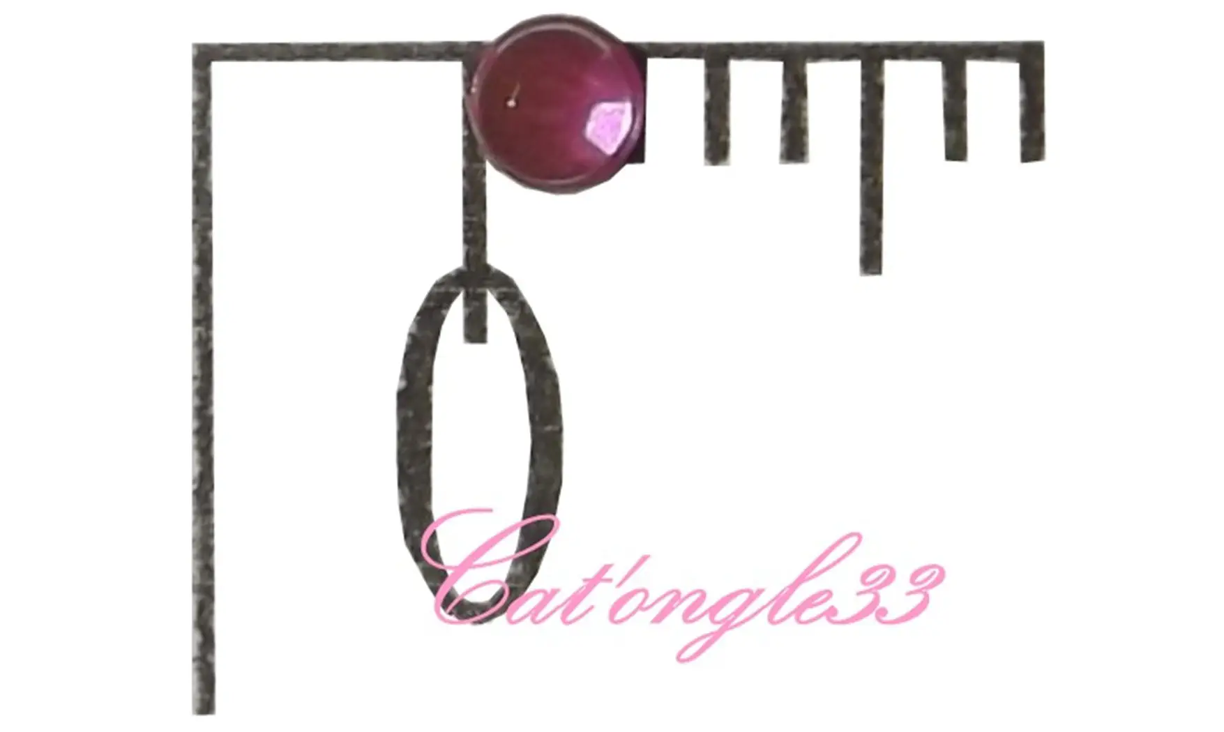Strass rond rose 2mm