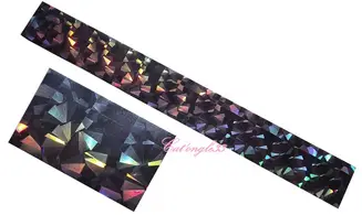 Foils lilas froissé hologramme 20 cm