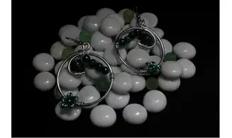 Modèle Aurora vert et argent