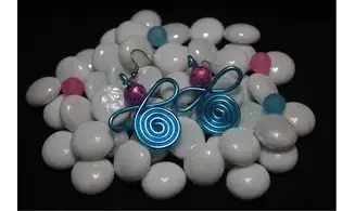 Infini sucette turquoise et rose