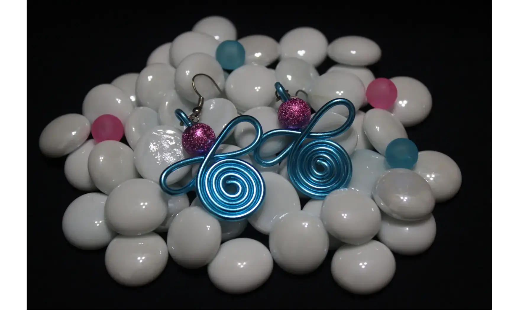Infini sucette turquoise et rose