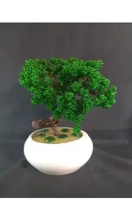 Bonsaï pot céramique blanc