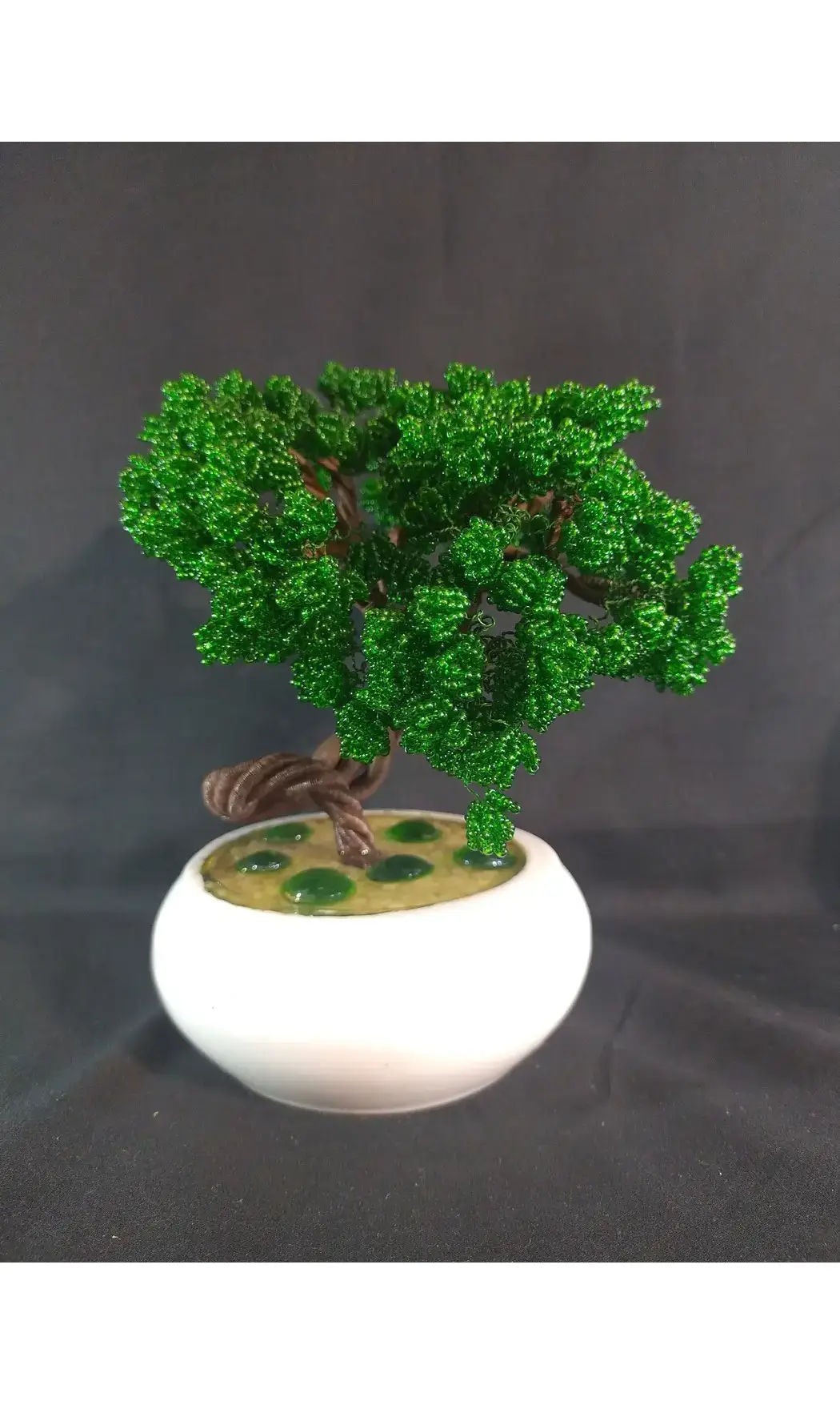 Bonsaï pot céramique blanc
